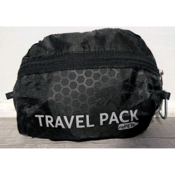 ChicoBag Travel Pack rePETe + Refine Compact Recycled Backpack Eco-Friendly - Picture 3 of 16